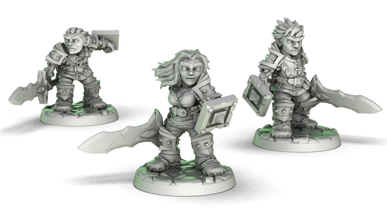 Halfling Warriors