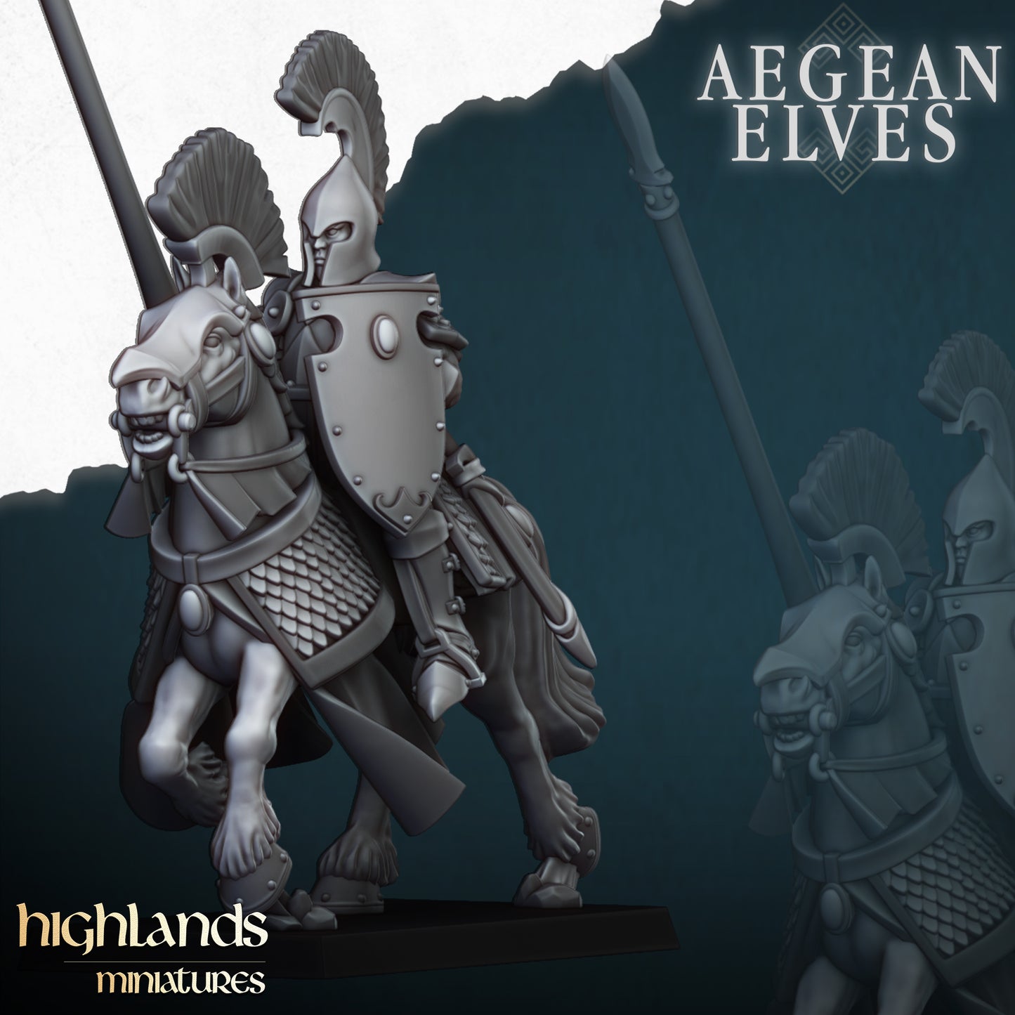 Aegean Elves Mounted Lances Core
