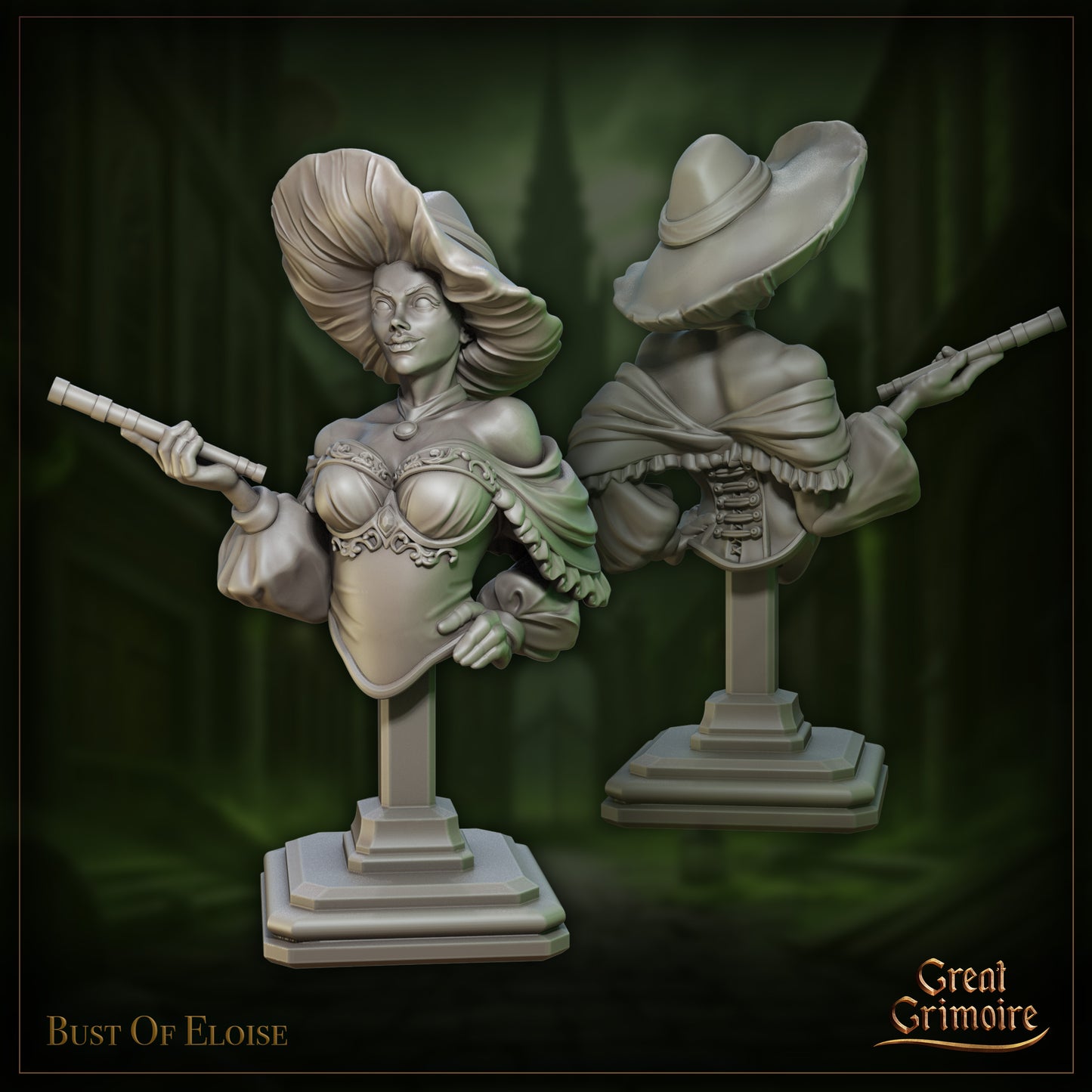 Bust of Eloise Silent Drake