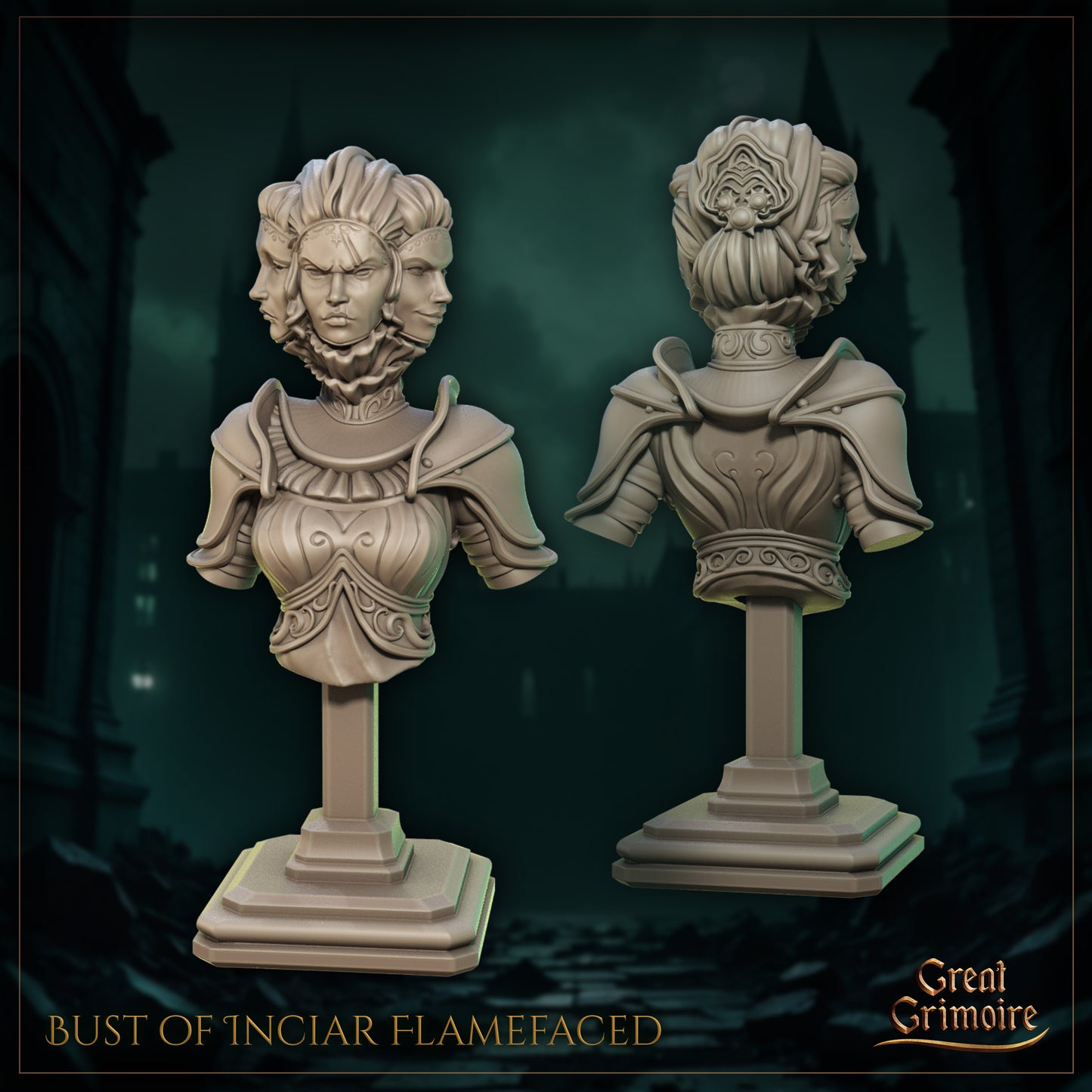 Bust of Incirar Flamefaced