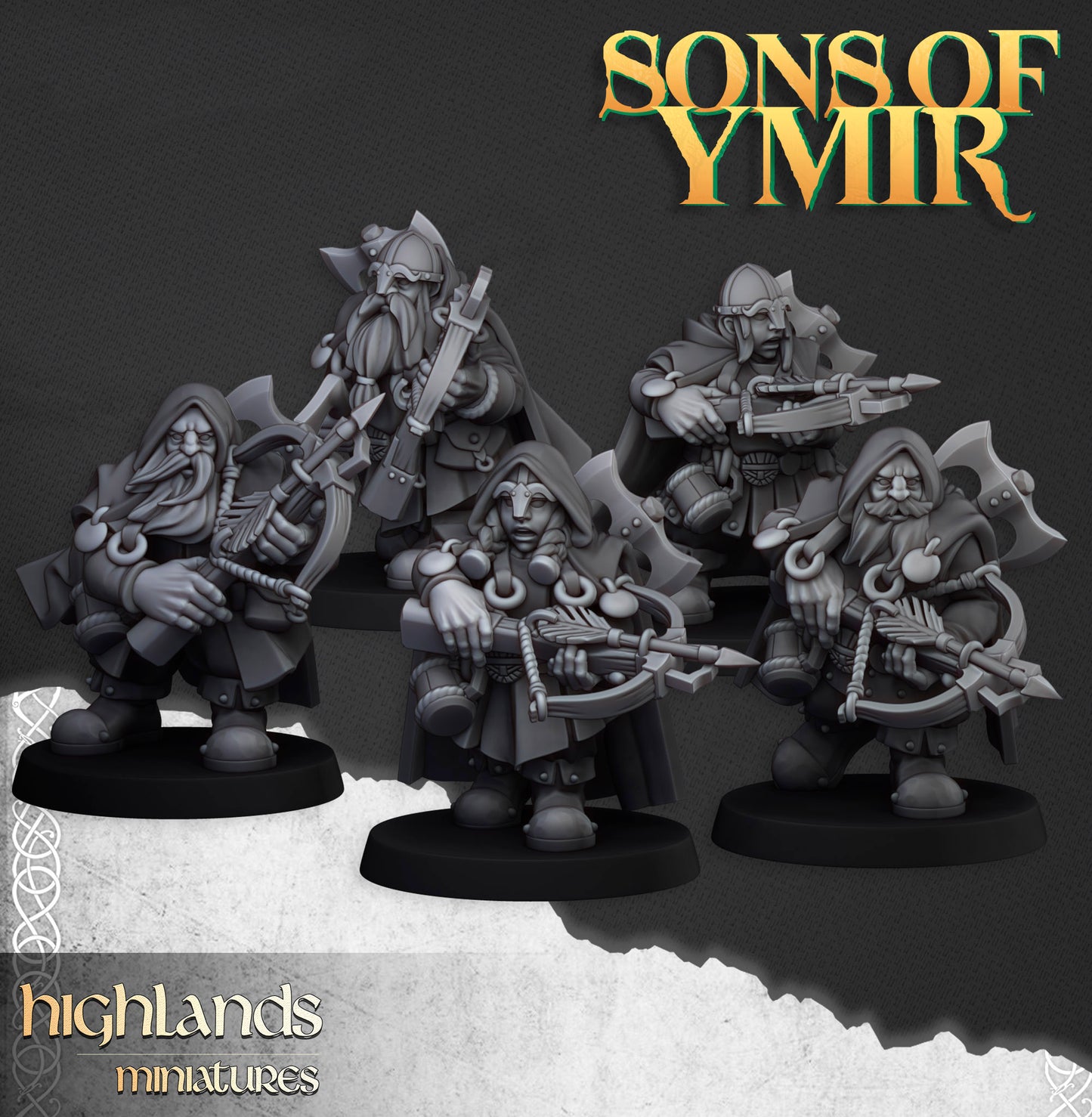 Dwarf Rangers with Crossbows Rank & File