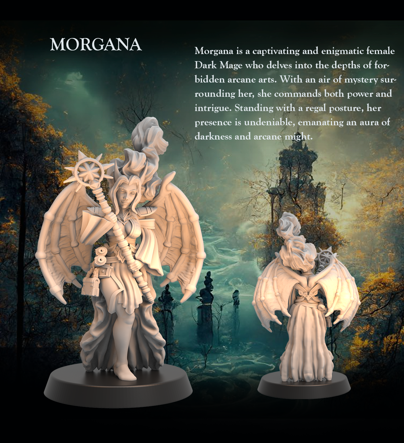 Tabletop Heroes - Morgana the Dark Mage