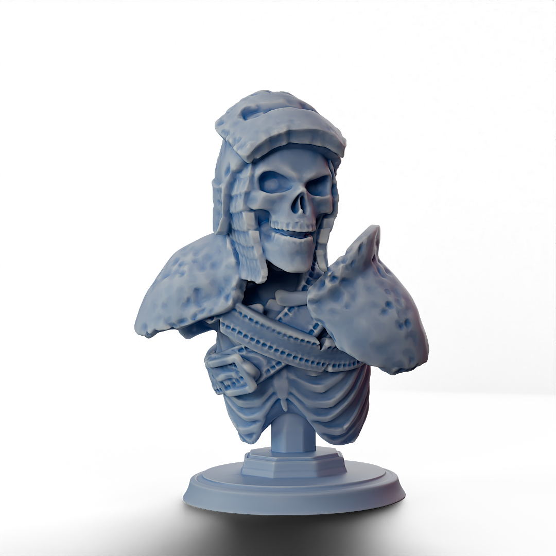 Skeleton Soldier Bust