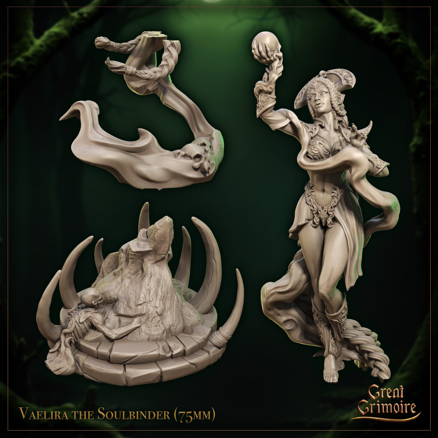 Valeria the Soulbinder 75mm