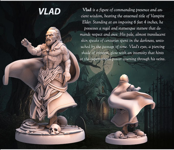 Tabletop Heroes - Vlad Vampire Elder