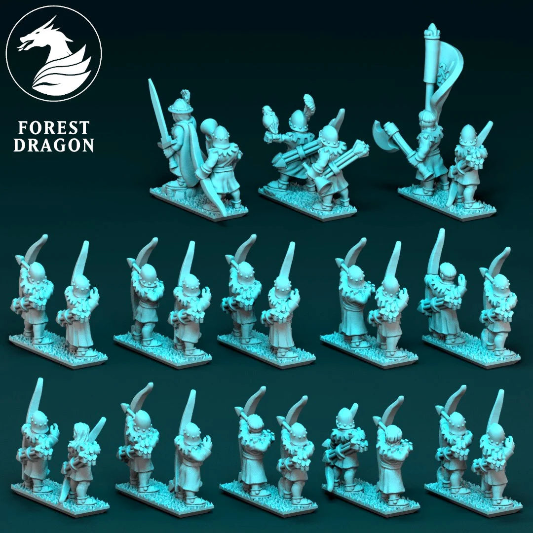 Chivalric Knights - Archers Regiment 10MM Scale