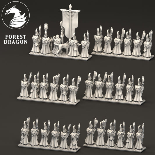 Aurethil Court - Axe Infantry 10MM Scale