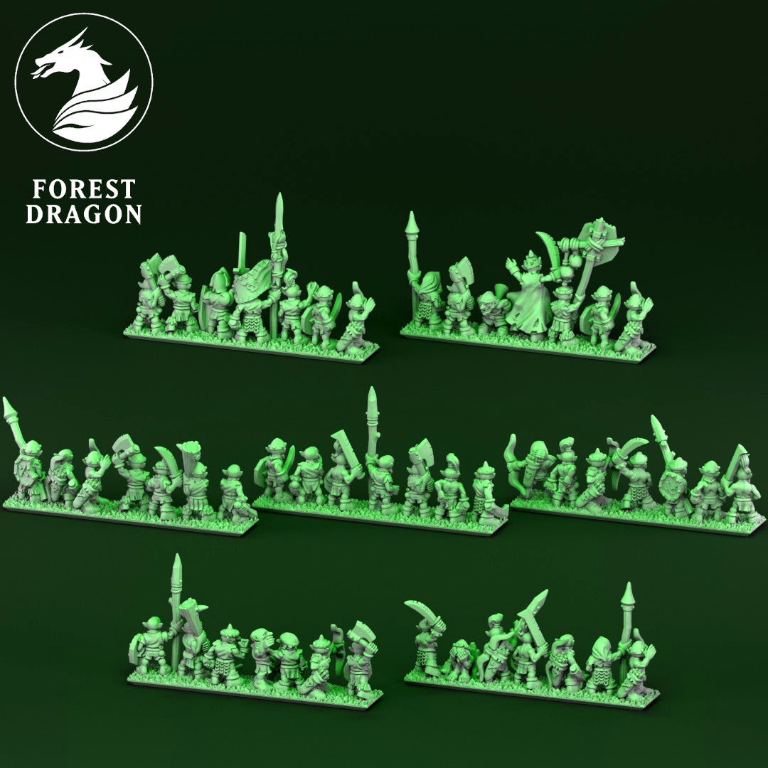 Orcs and Goblins - Goblin Light Infantry 10MM Scale