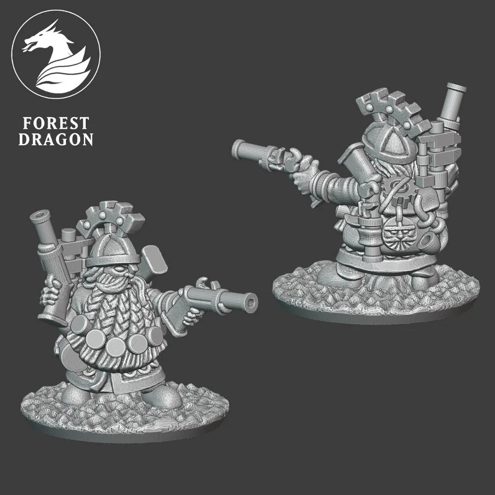 Dwarfs - Engineer 10MM Scale