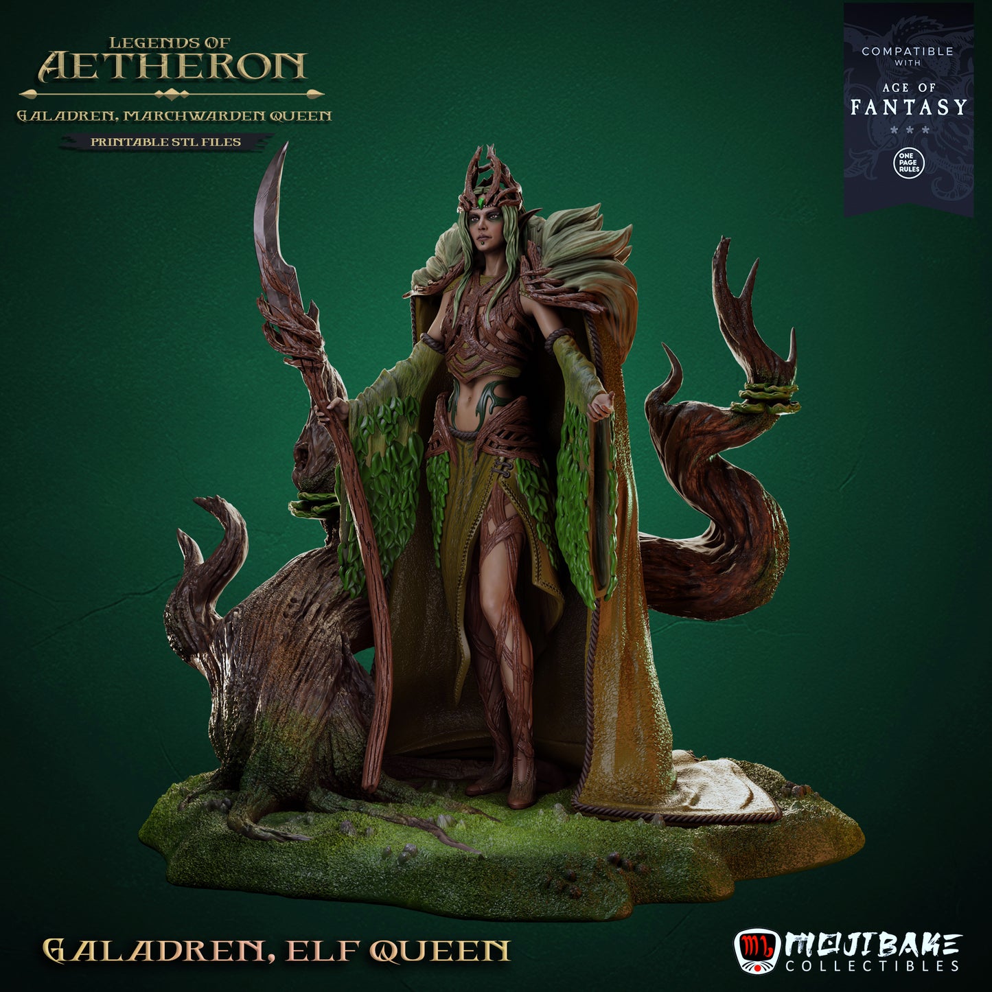 Galadren Elf Queen 75mm