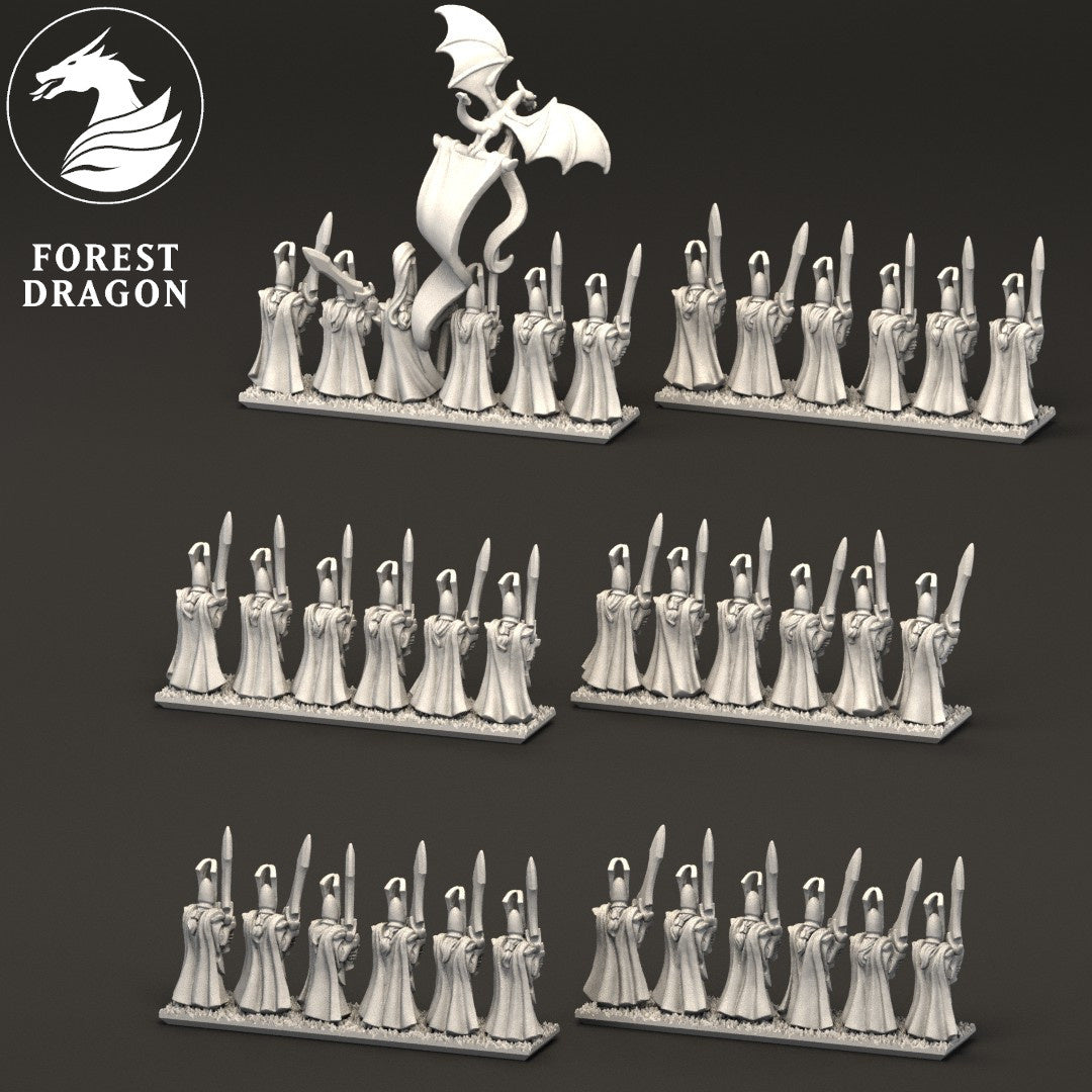 Aurethil Court - Sword Infantry 10MM Scale