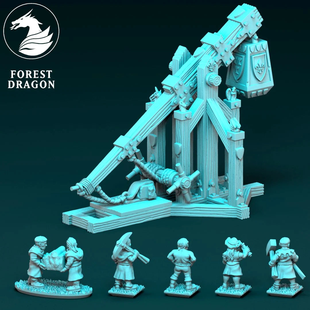 Chivalric Knights - Trebuchet 10MM Scale