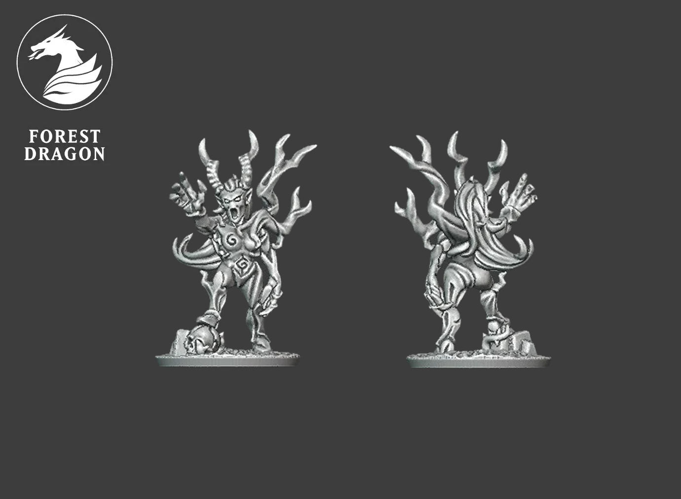 Wood Elves - Forest Spirit Hero 10MM Scale