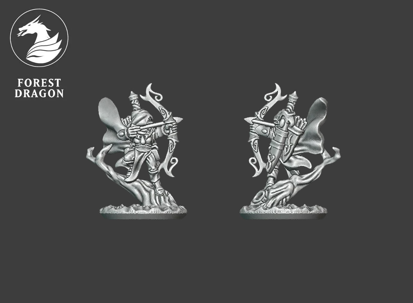 Wood Elves - Ranger Hero 10MM Scale