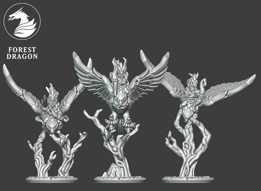 Wood Elves - Hawk Riders 10MM Scale