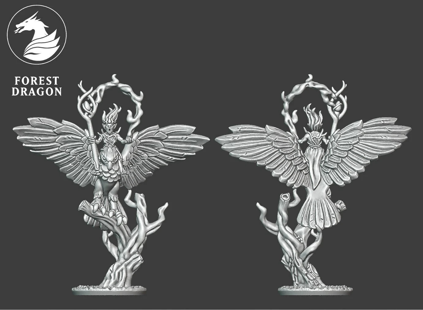 Wood Elves - Hawk Riders 10MM Scale