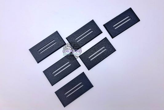 30x60mm Slotted Bases