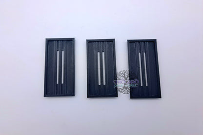 30x60mm Slotted Bases