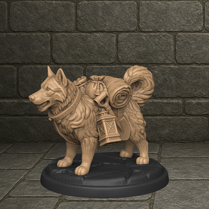 Dungeon Dogs - Husky