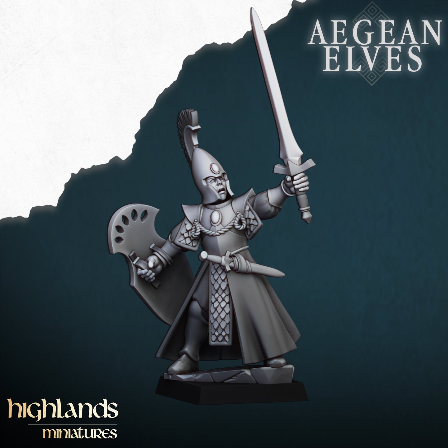 Aegean Elves with Spears Command Group