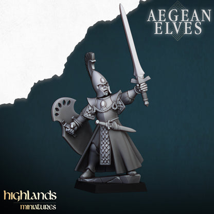Aegean Elves with Spears Command Group