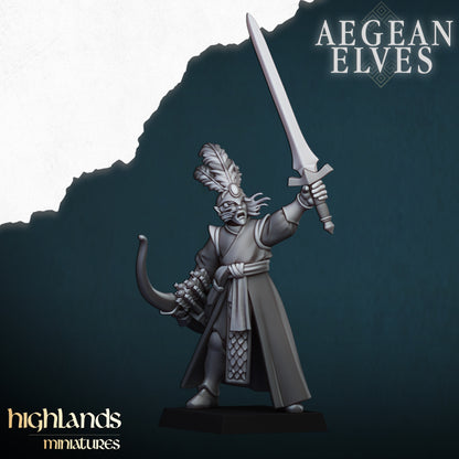 Aegean Elves Archers Command Group