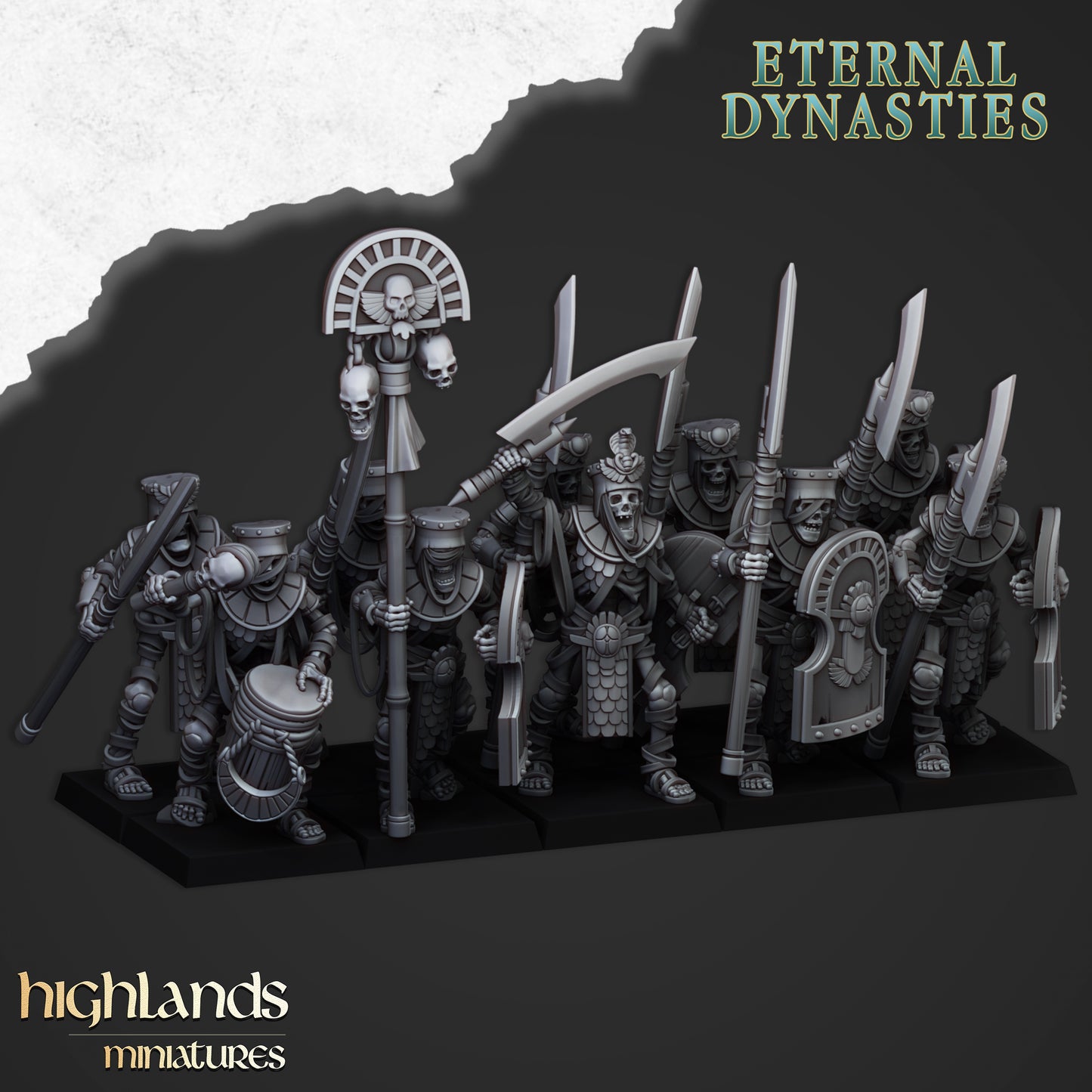 Ancient Guard with Halberds Rank & File