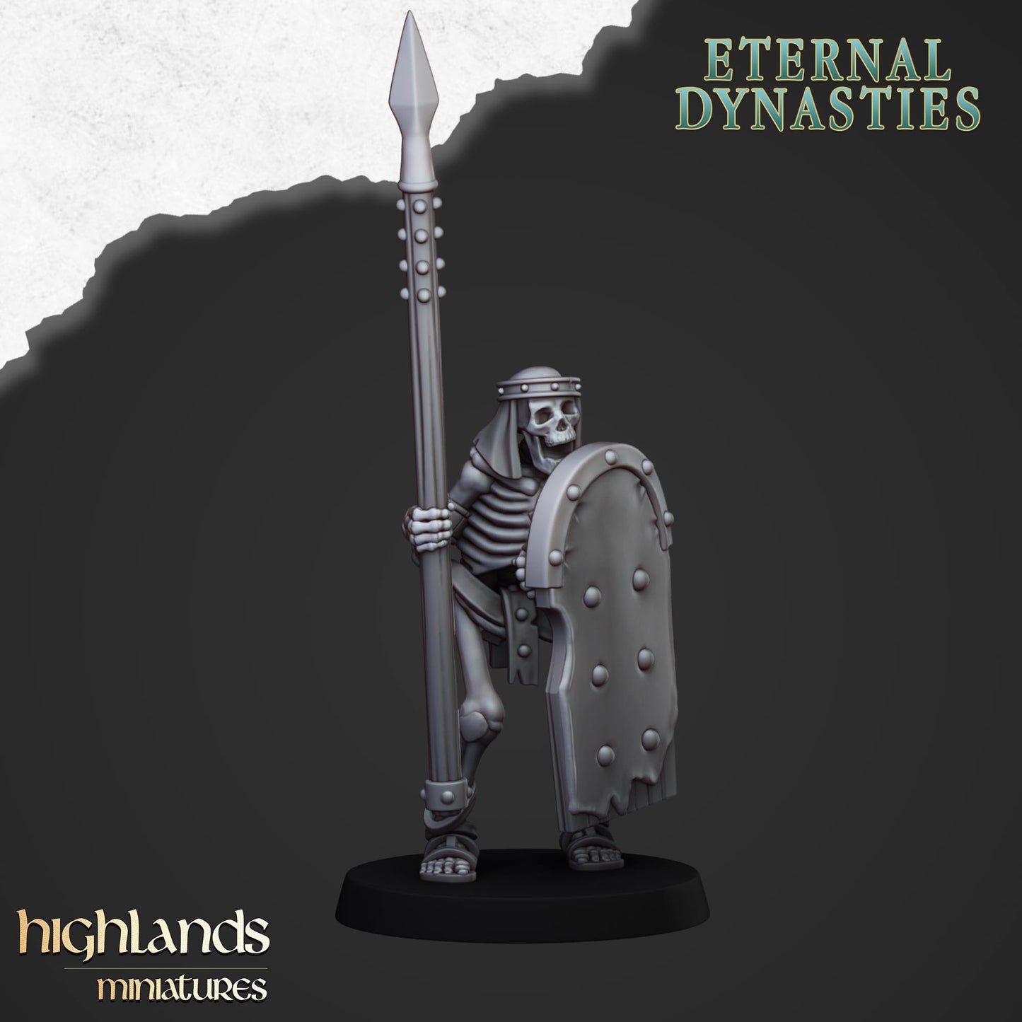 Ancient Skeletons with Spears Unit