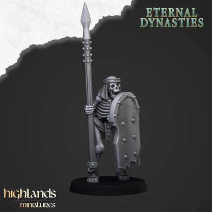 Ancient Skeletons with Spears Unit