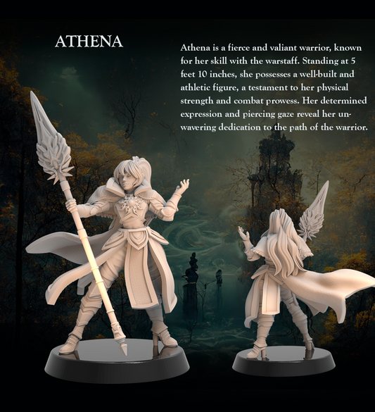 Tabletop Heroes - Athena the Warrior