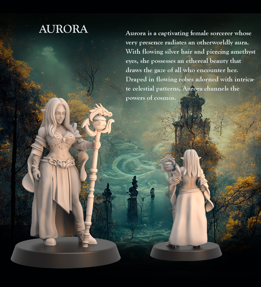 Tabletop Heroes - Aurora the Sorceress