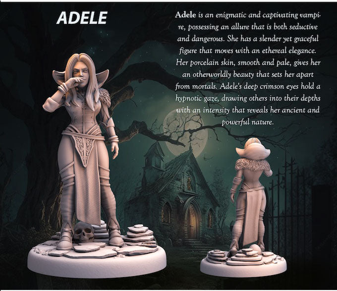 Tabletop Heroes - Adele the Vampire