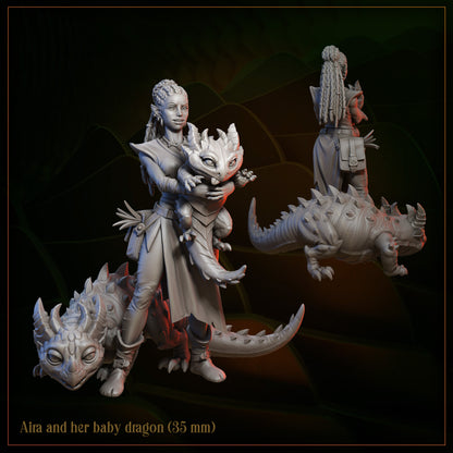 Wingforge - Aira and her baby Dragon