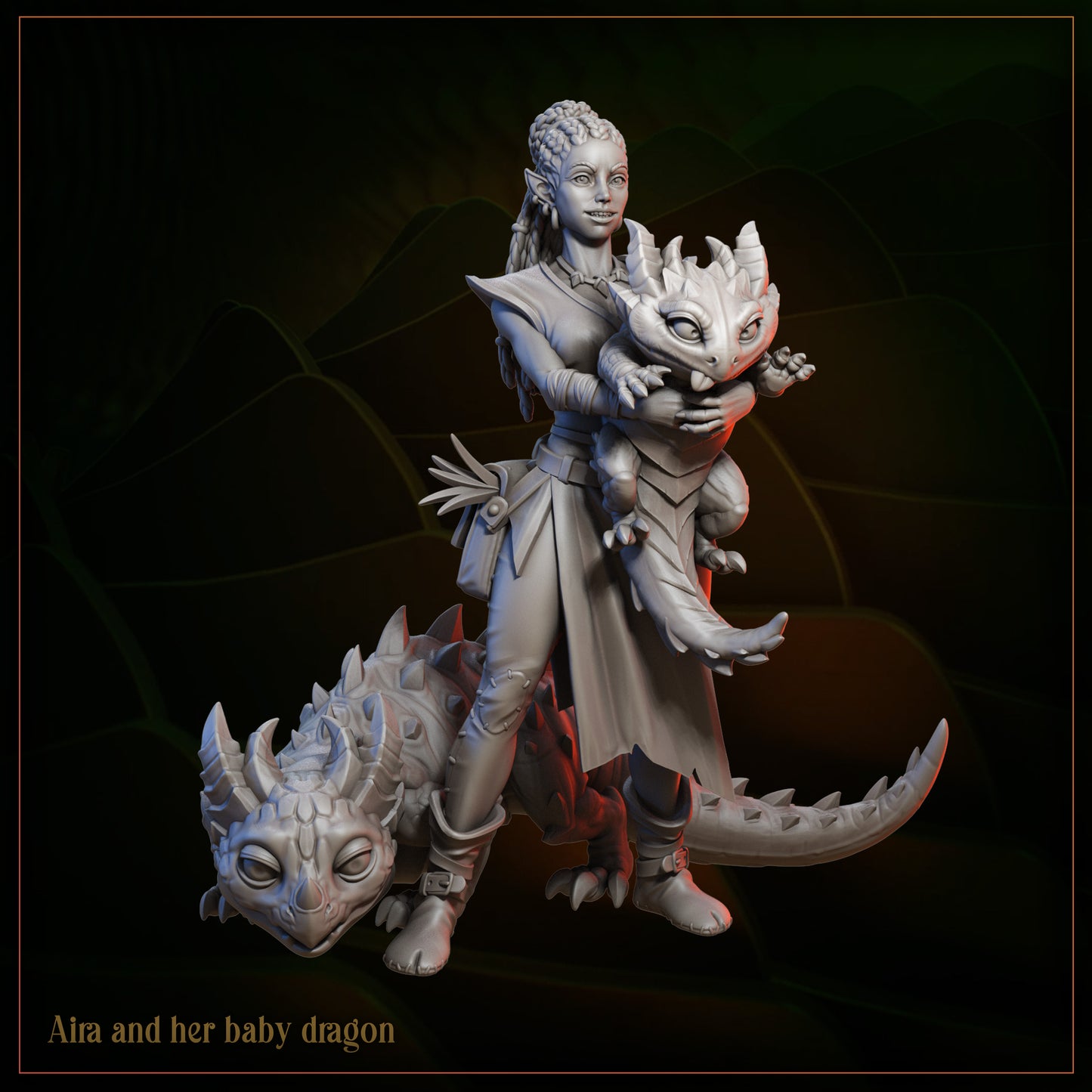 Wingforge - Aira and her baby Dragon