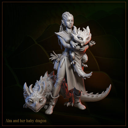 Wingforge - Aira and her baby Dragon
