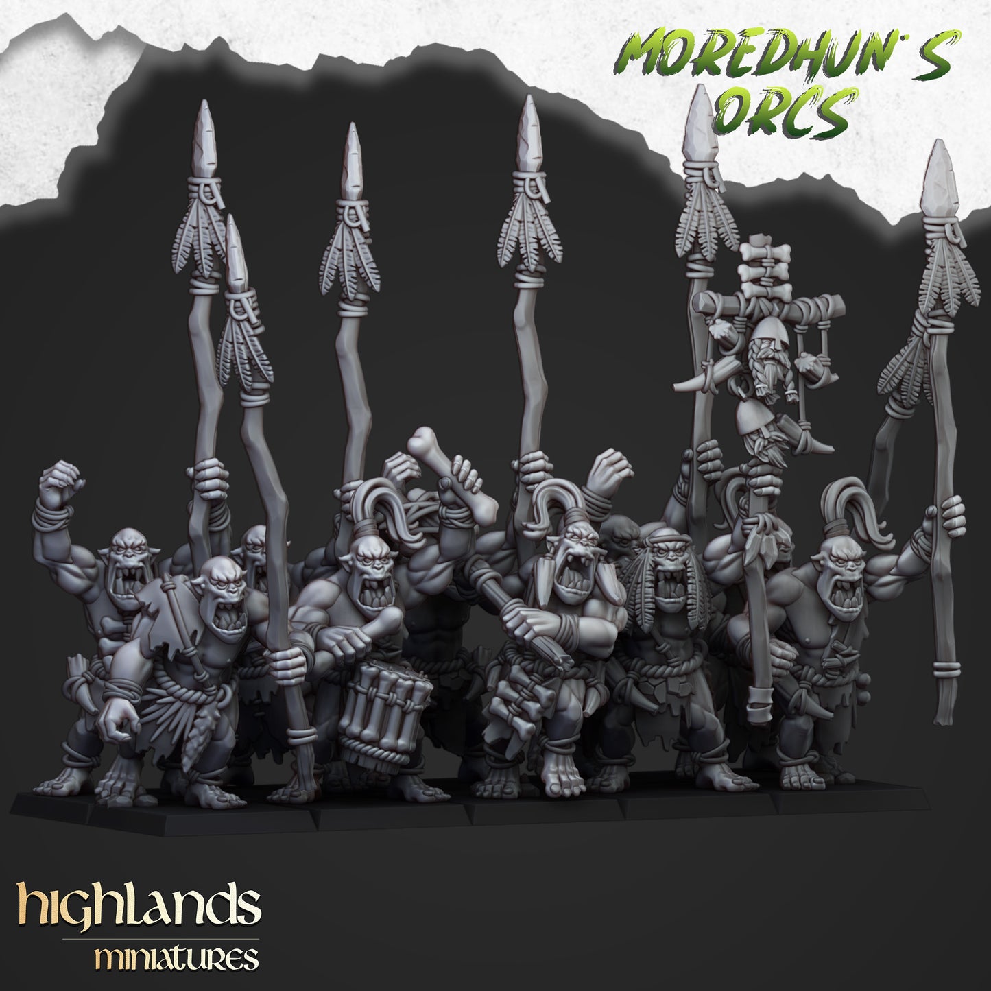 Cave Orcs Spears Unit