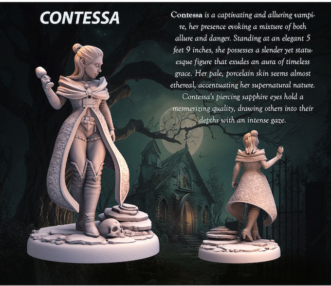 Tabletop Heroes - Contessa the Vampire