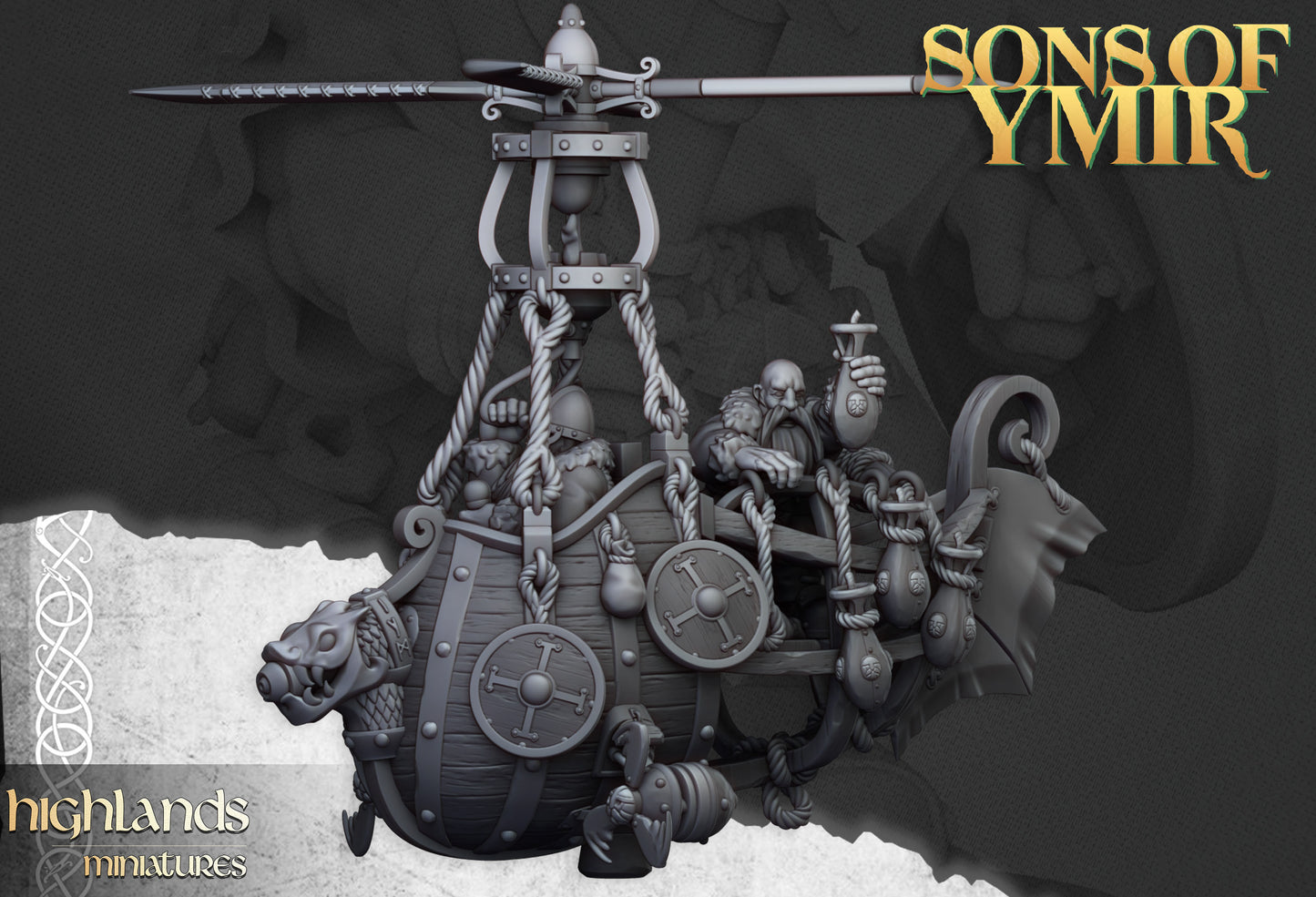 Dwarf Big Helicopter