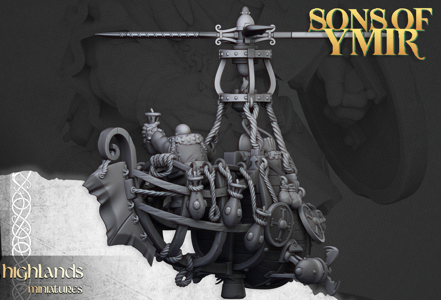 Dwarf Big Helicopter