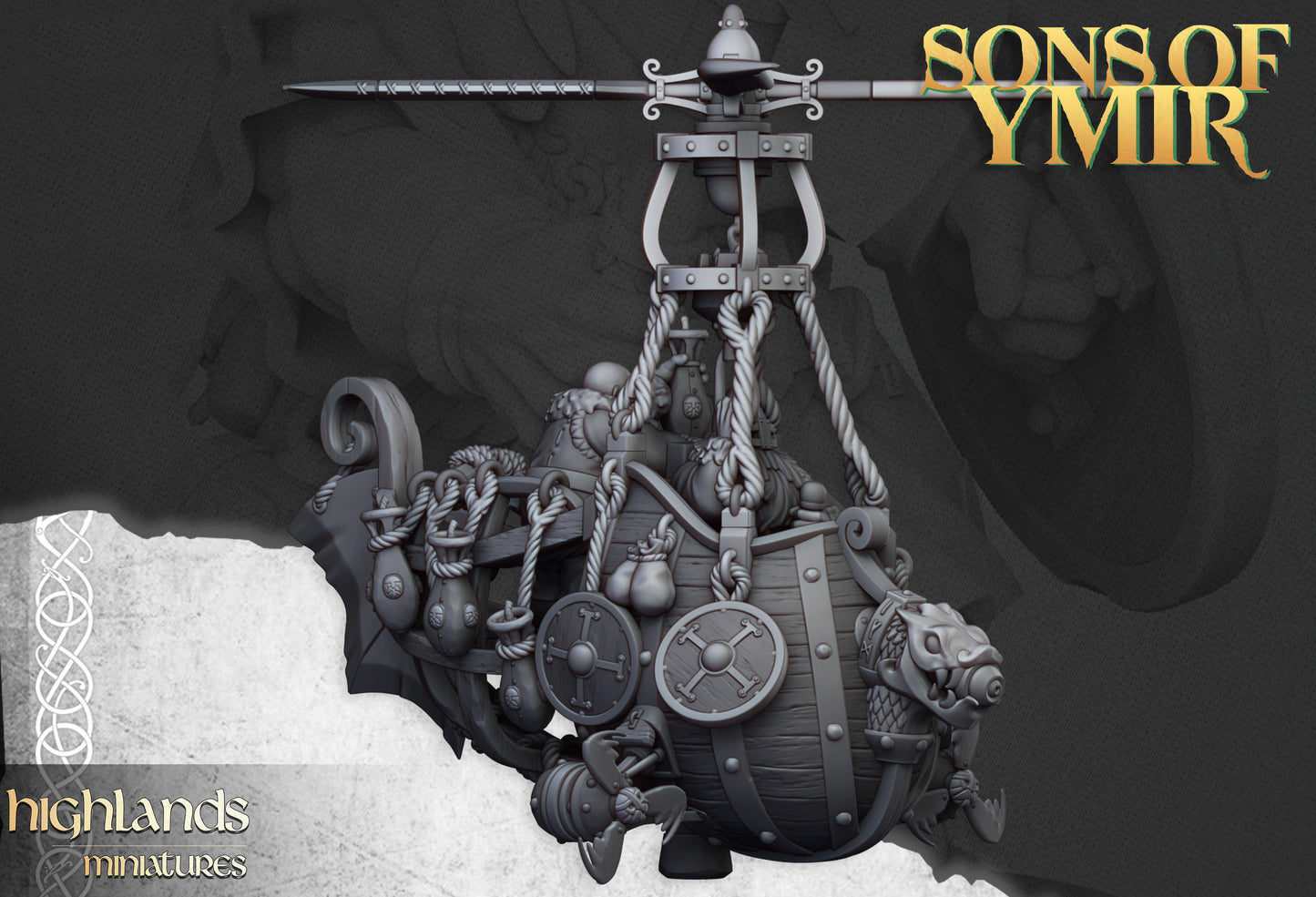 Dwarf Big Helicopter