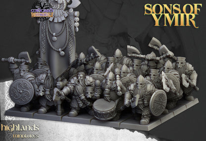 Dwarf Huscarls Rank & File