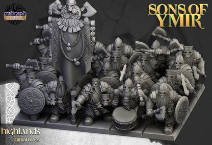 Dwarf Huscarls Rank & File