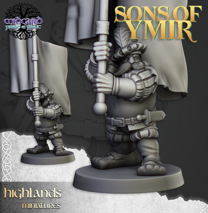 Dwarf Pikemen Command Group