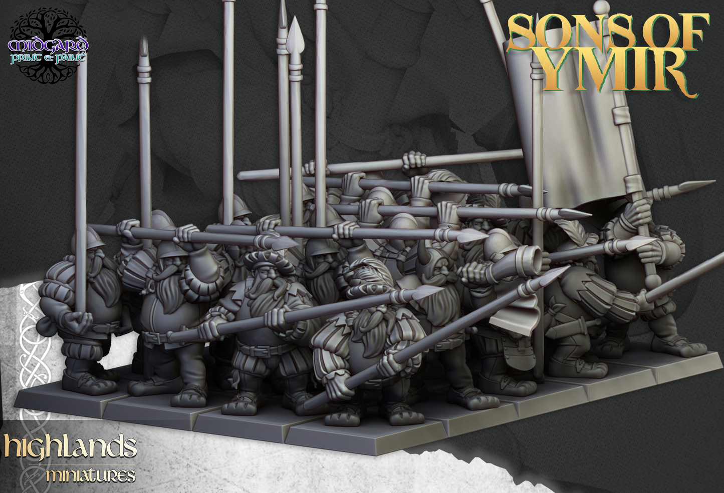 Dwarf Pikemen Rank & File