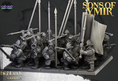 Dwarf Pikemen Rank & File