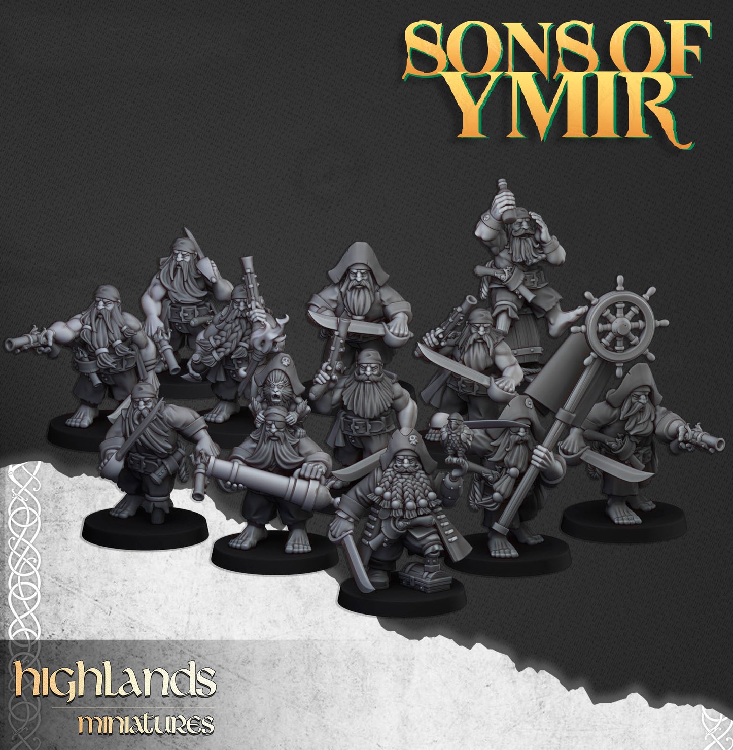 Dwarf Pirates Rank & File