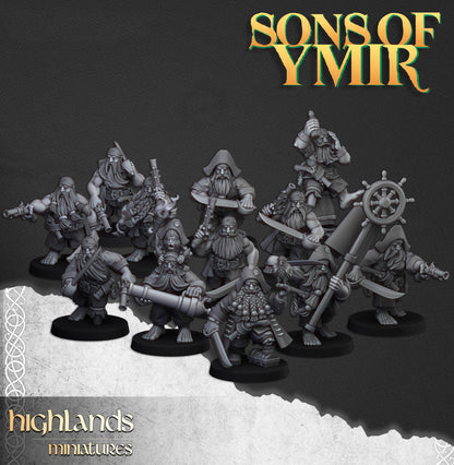 Dwarf Pirates Rank & File