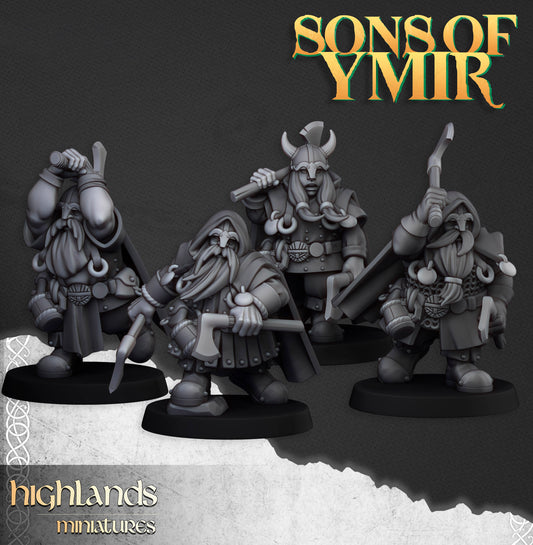 Dwarf Rangers Axe Throwers Rank & File