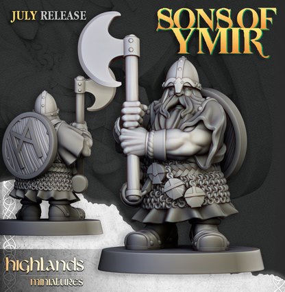 Dwarf Warriors Two Handed Weapons Rank & File