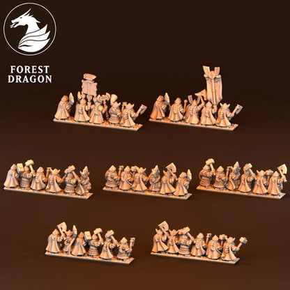 Dwarfs - Warrior Infantry 10MM Scale